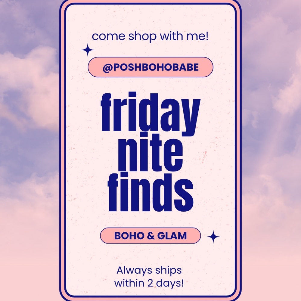 Boho & Glam Friday Nite Finds